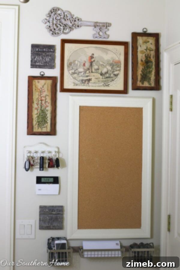 DIY Organized Command Center for Home