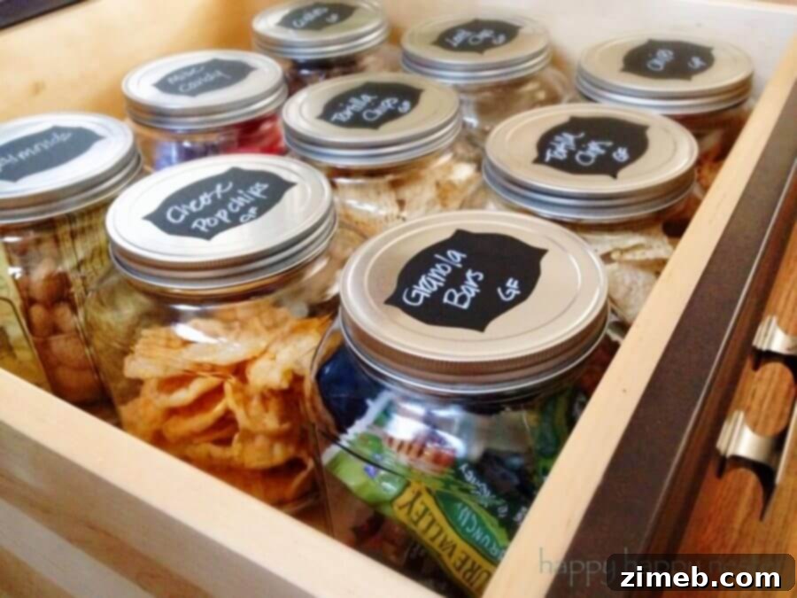 Organized Kitchen Pantry and Countertops