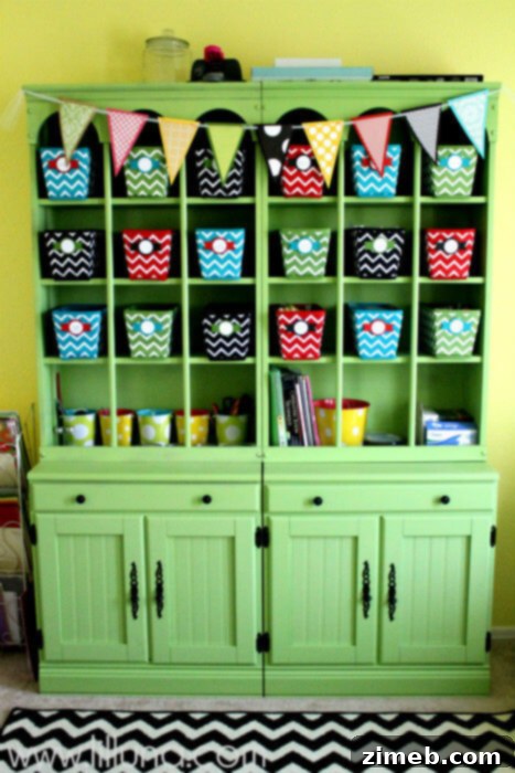 Organized Craft Room or Creative Space