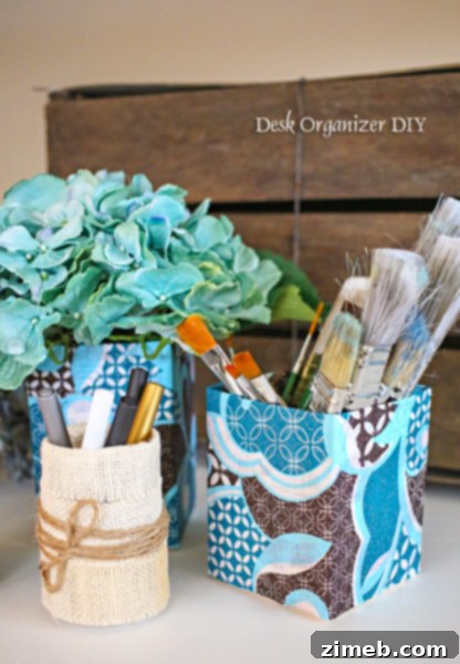 DIY Desk Organizer Project