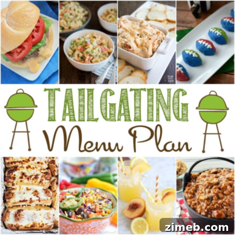 Football Fan Fare 3 Best Tailgating Party Menu Plan Ideas