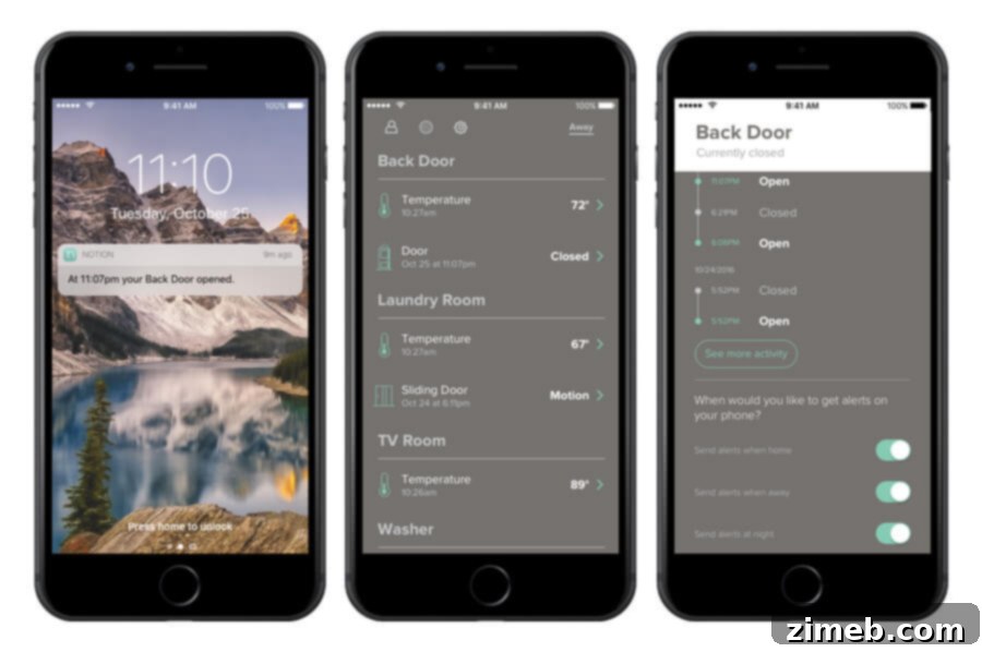 Essential Tips for a Secure Home 7 Best Home Safety Tips - Smartphone alerts for home security