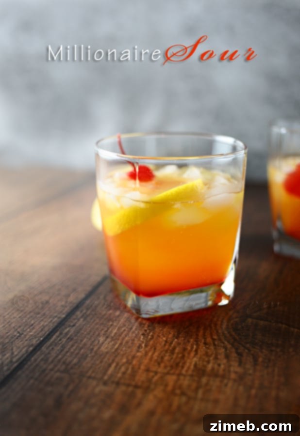 Millionaire Sour Cocktail: Popular and Refreshing Drink Recipe for Any Occasion