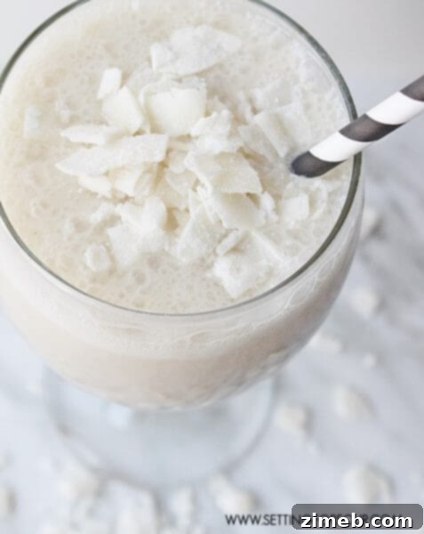 Nutty Almond Banana Smoothie