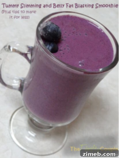 Tummy Slimming and Belly Fat Burning Smoothie