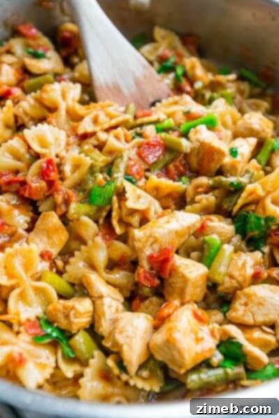 20 Light and Luscious Meals 18 Bruschetta Chicken Pasta - One Pot Healthy Meal Idea
