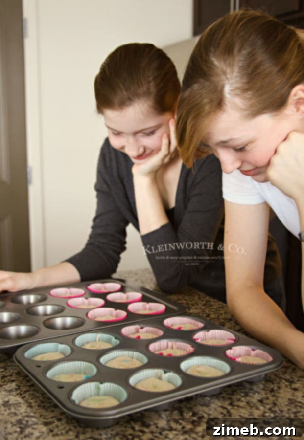 Simple 2-Ingredient Funfetti Cupcakes