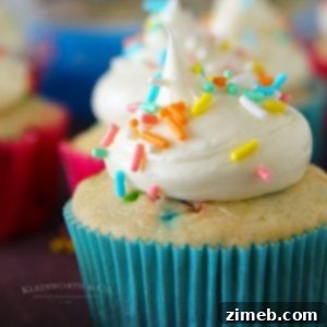 2-Ingredient Funfetti Cupcakes