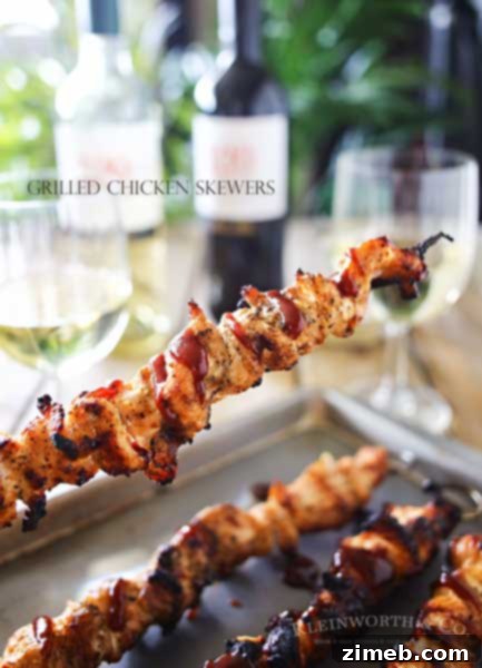 Grilled Chicken Skewers