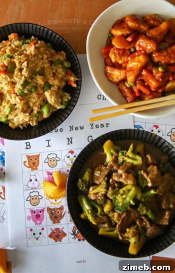Play Chinese New Year Bingo and Win 500 Dollars 3 P.F. Chang's Home Menu Orange Chicken skillet being prepared