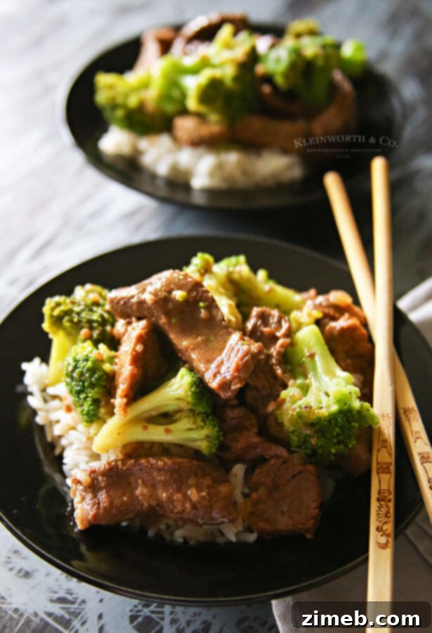 Easy Slow Cooker Beef and Broccoli 2 Slow Cooker Beef & Broccoli