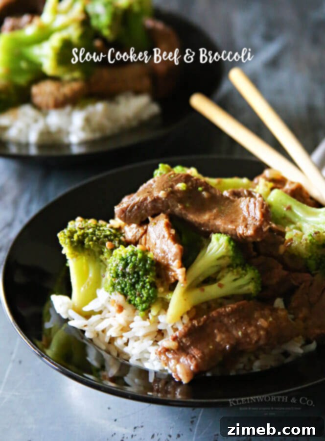 Easy Slow Cooker Beef and Broccoli 8 Slow Cooker Beef & Broccoli