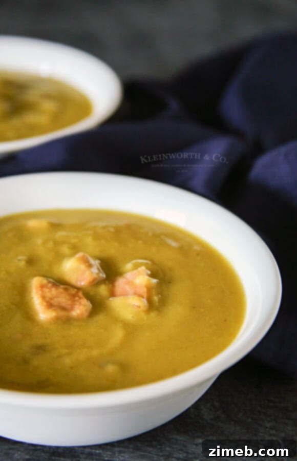 Crock Pot Hearty Split Pea Soup 2 Easy Slow Cooker Split Pea Soup
