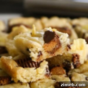 Sweet and Salty Reese's Potato Chip Cookie Bars 4 Reese's Potato Chip Cookie Bars - the best salty/sweet treat for peanut butter lovers- EVER!