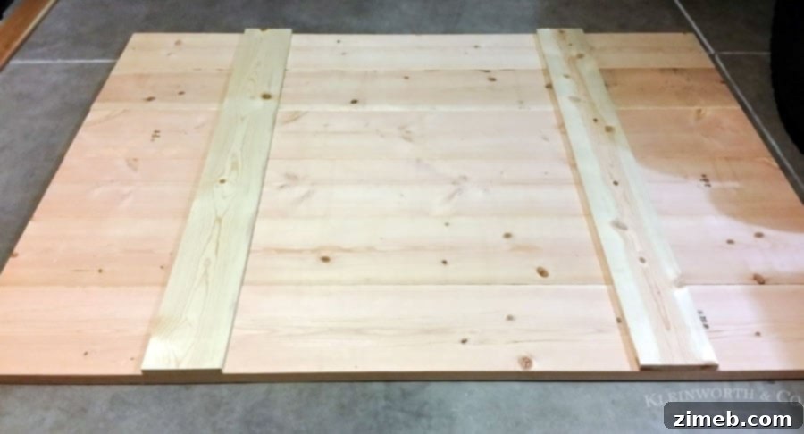 Large Archway Before Wide Rustic Barn Door Installation