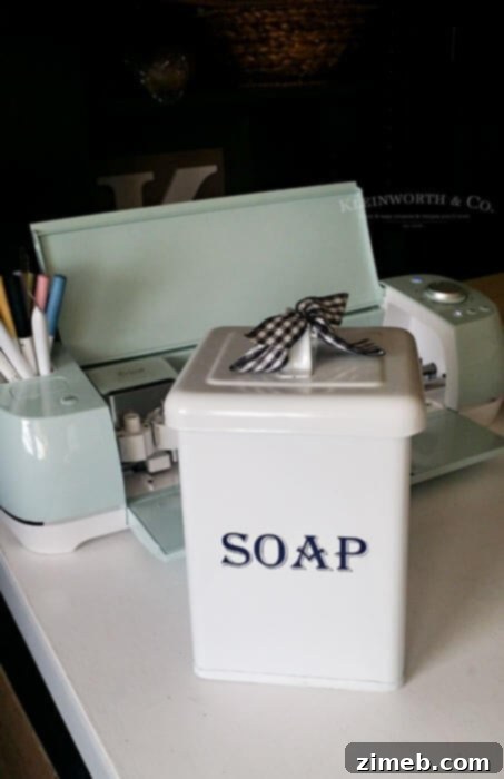 Crafting Vintage Soap Canisters Using Cricut 13 Vintage Soap Canister Cricut Tutorial