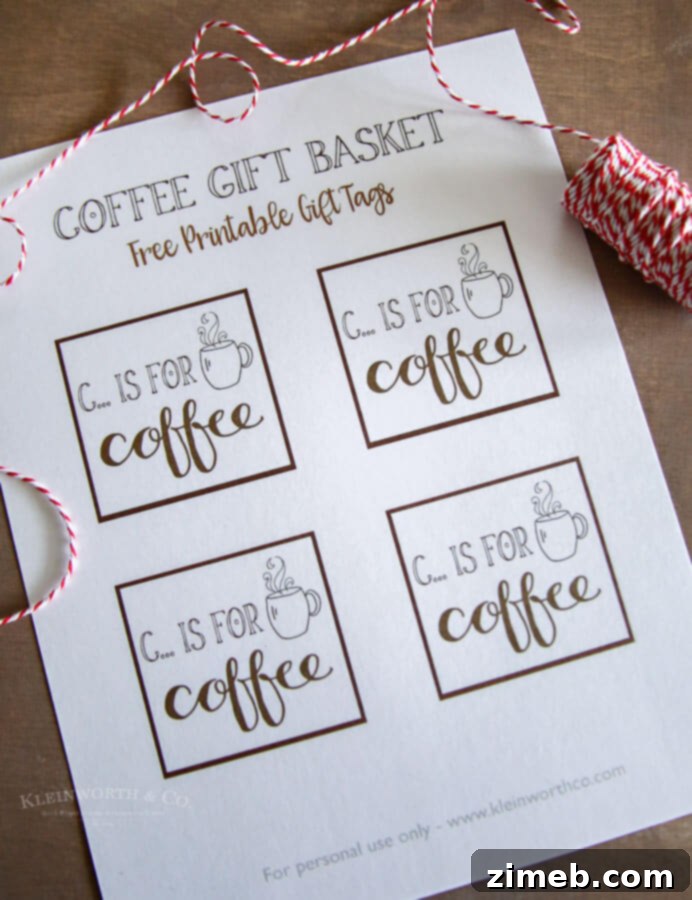 Coffee Lover's Dream Basket 6 Close-up of Coffee Gift Basket Contents