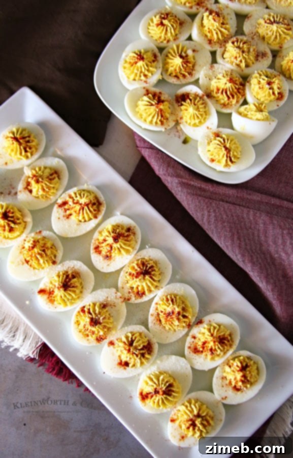 Heirloom Deviled Eggs 3 Traditional Deviled Eggs