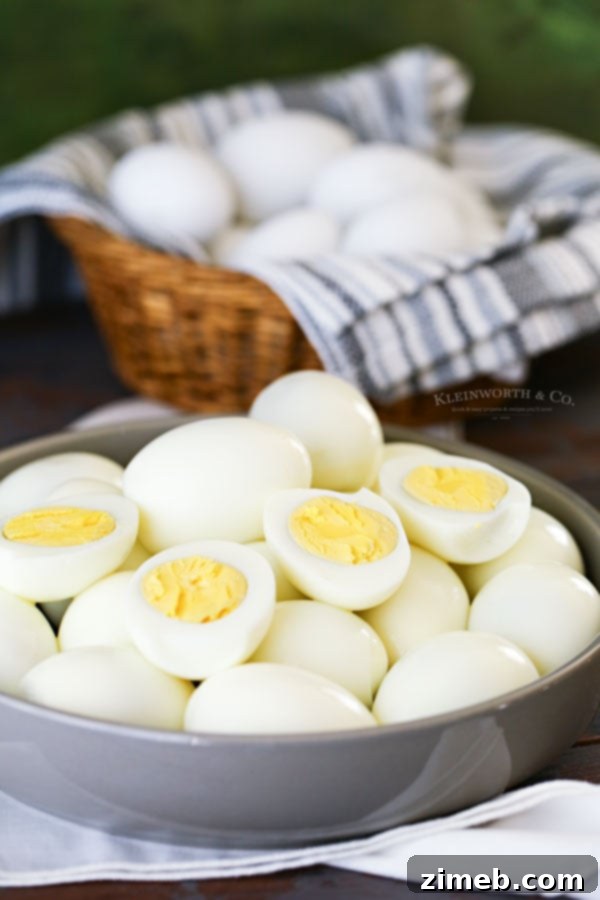 Foolproof Hard Boiled Eggs 11 Hard boiled eggs dyed for Easter, showcasing their versatile use