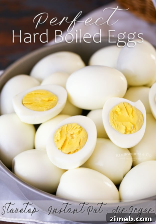 Foolproof Hard Boiled Eggs 16 Hard Boiled Eggs cooked using Stovetop, Pressure Cooker, or Air Fryer methods