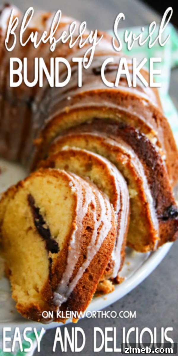 Swirled Lemon Blueberry Bundt Cake 2 Lemon Blueberry Swirl Bundt Cake
