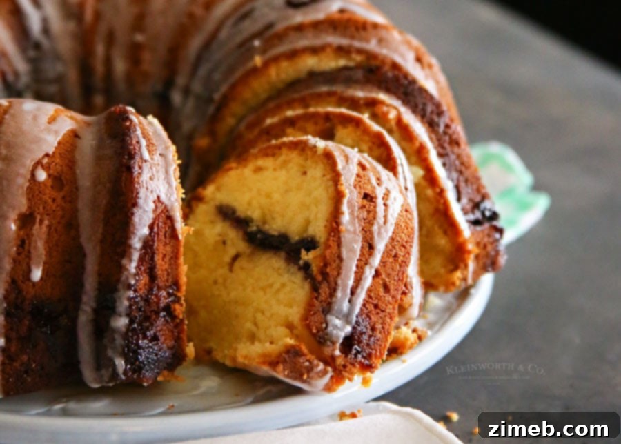 Swirled Lemon Blueberry Bundt Cake 6 Lemon Blueberry Swirl Bundt Cake