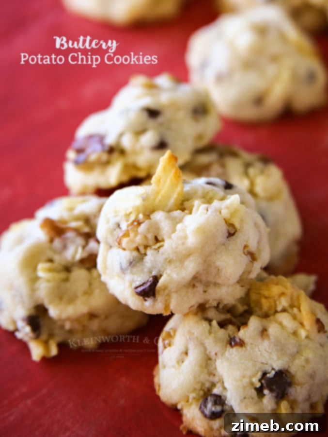 80 Irresistible Chocolate Chip Cookie Creations 8 Buttery Walnut Potato Chip Cookies