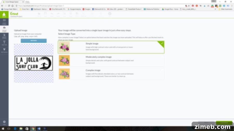 Cricut Design Space: Uploading a Custom Image