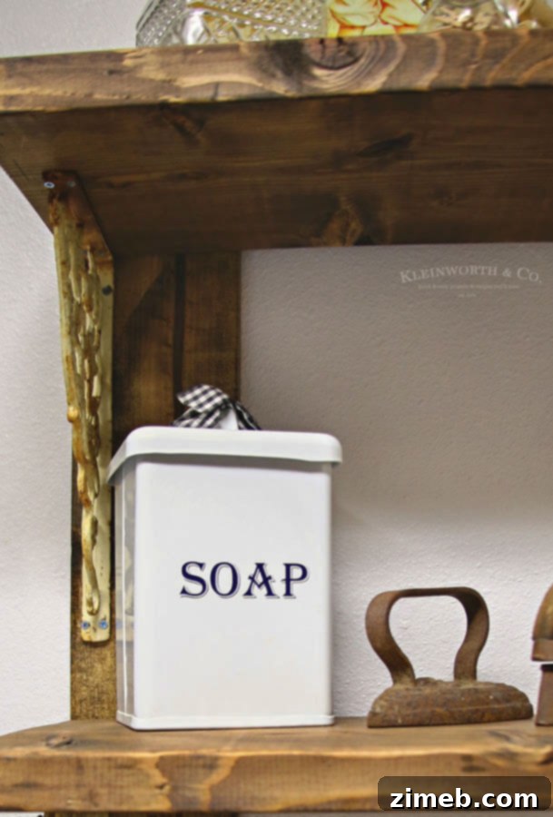 Vintage Soap Canister Transformation with Cricut Decals