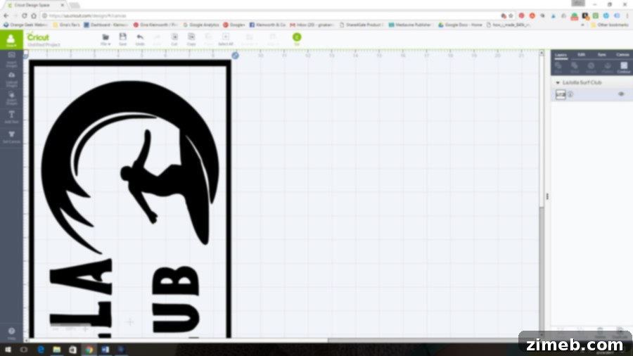 Cricut Design Space: Inserting and Sizing Your Custom Cut File