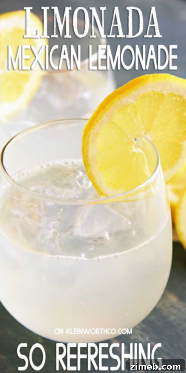 Mexican Limonada 2 Refreshing Mexican Lemonade Recipe