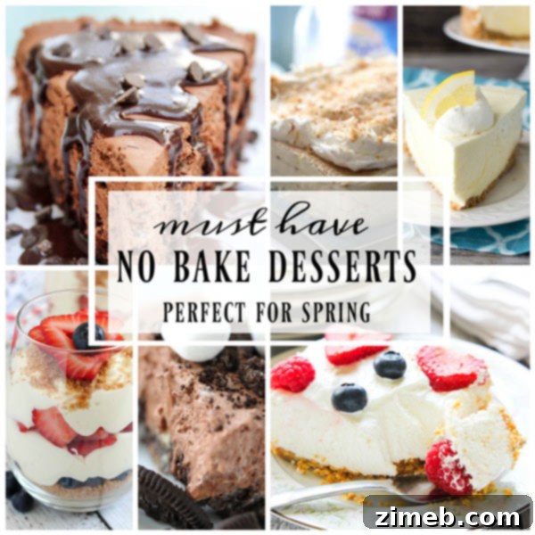 Irresistible No-Bake Spring Treats 2 Must Make No-Bake Desserts for Spring