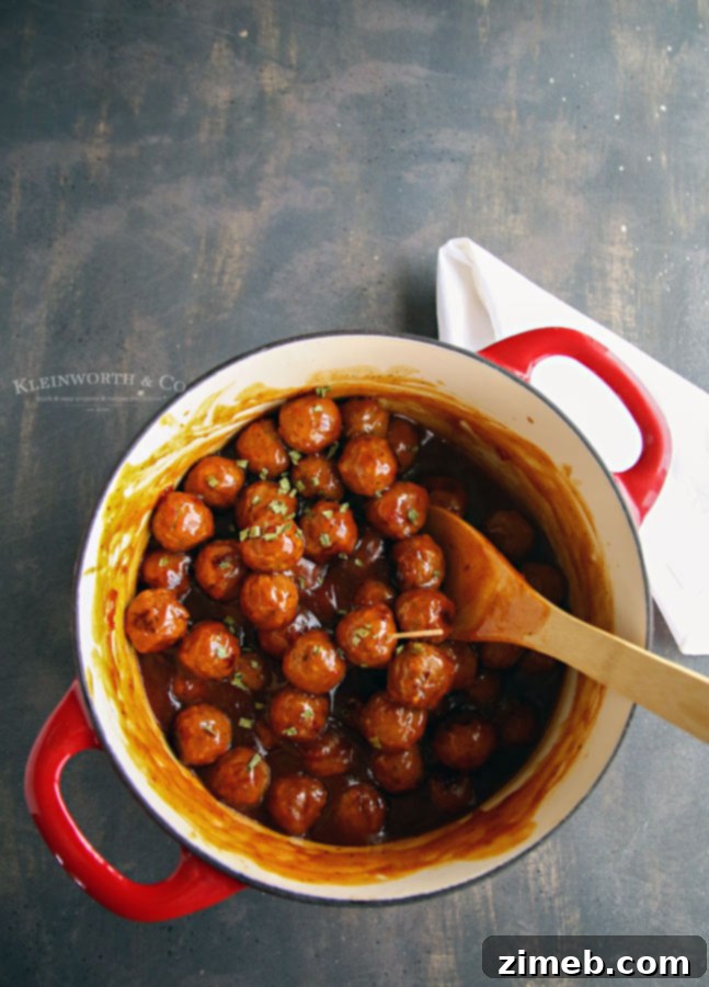 20-Minute Zesty Pepper Jelly Meatballs 4 20-Minute Pepper Jelly Meatballs