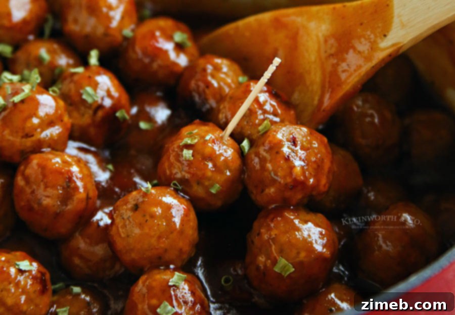 20-Minute Zesty Pepper Jelly Meatballs 6 20-Minute Pepper Jelly Glazed Meatballs