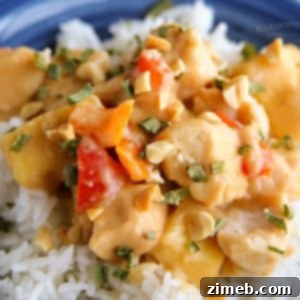 Slow Cooker Tropical Thai Peanut Chicken 5 Thai Pineapple Peanut Chicken Recipe