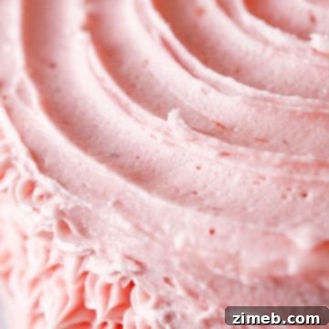 fresh strawberry buttercream frosting