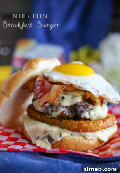 Seared Filet Mignon with Spinach and Mushrooms in a Velvety White Wine Cream 9 Blue Cheese Breakfast Burger - A unique and savory breakfast or dinner