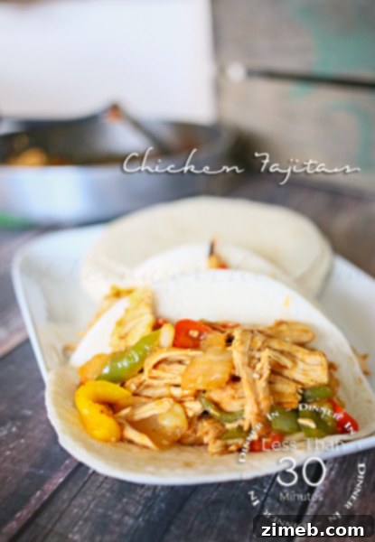 Easy Chicken Fajitas - Quick & Flavorful Weeknight Meal