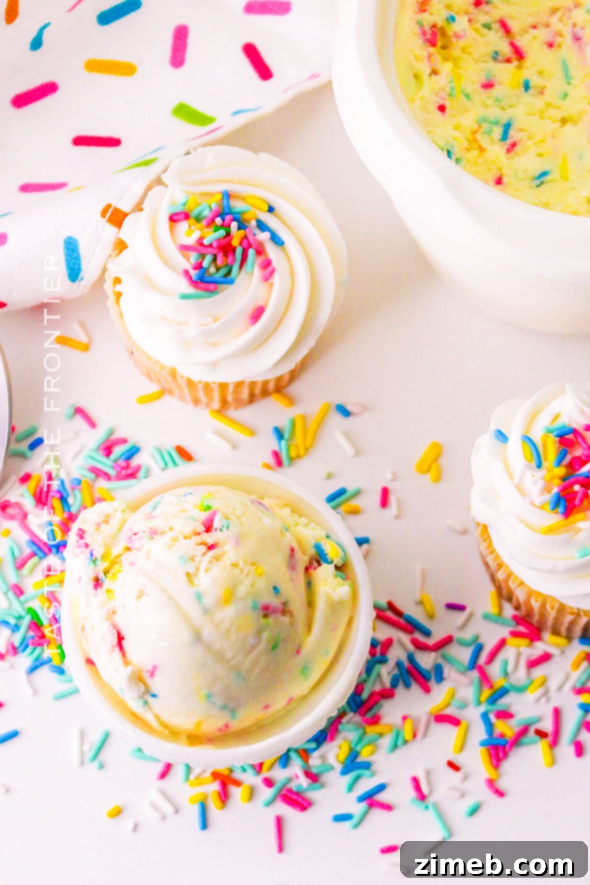 Party Cake Perfection 3 yellow cake ice cream