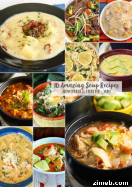 10 Amazing Soup Recipes for comforting family dinners