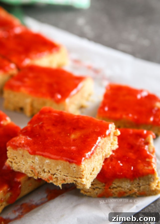 No-Bake PB&J Delights 2 No-Bake Peanut Butter and Jelly Bars