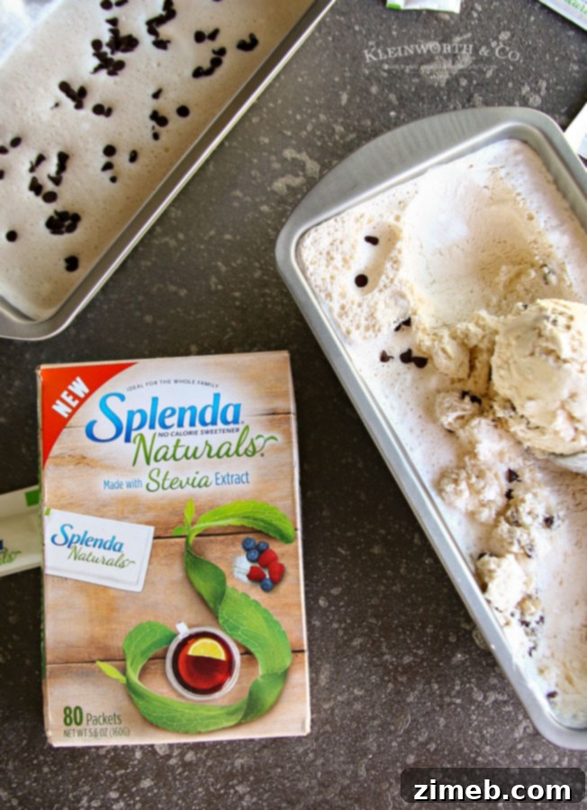 Ultimate No-Churn Coffee Ice Cream 3 No Churn Coffee Ice Cream made with Splenda