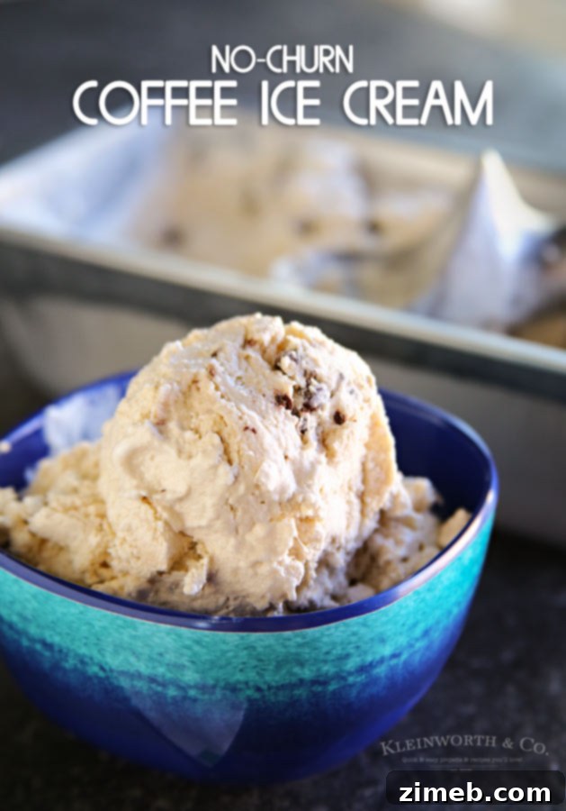 Ultimate No-Churn Coffee Ice Cream 7 No Churn Coffee Ice Cream
