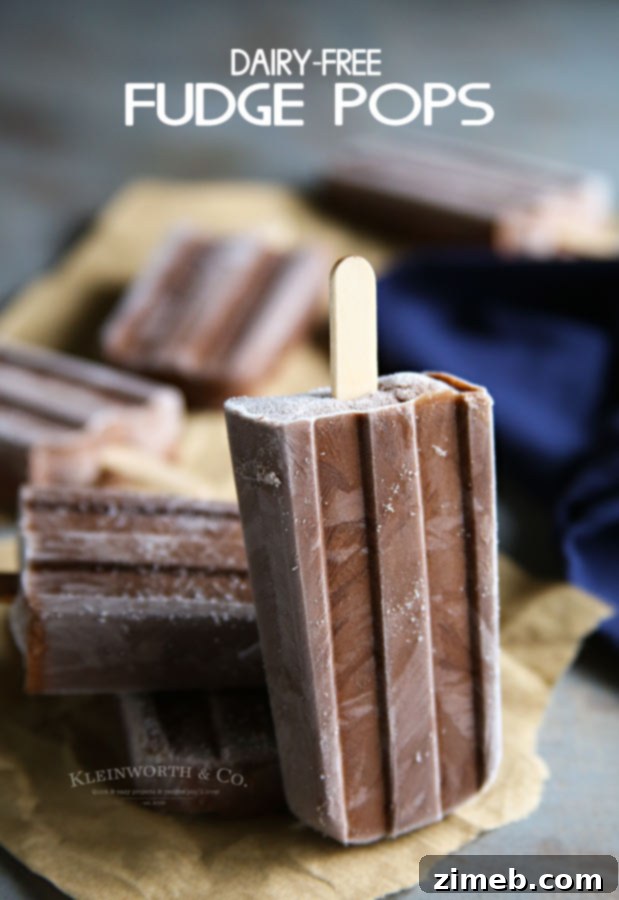 Velvet Vegan Fudge Pops 6 Simple steps to make delicious Dairy-Free Fudge Pops at home.