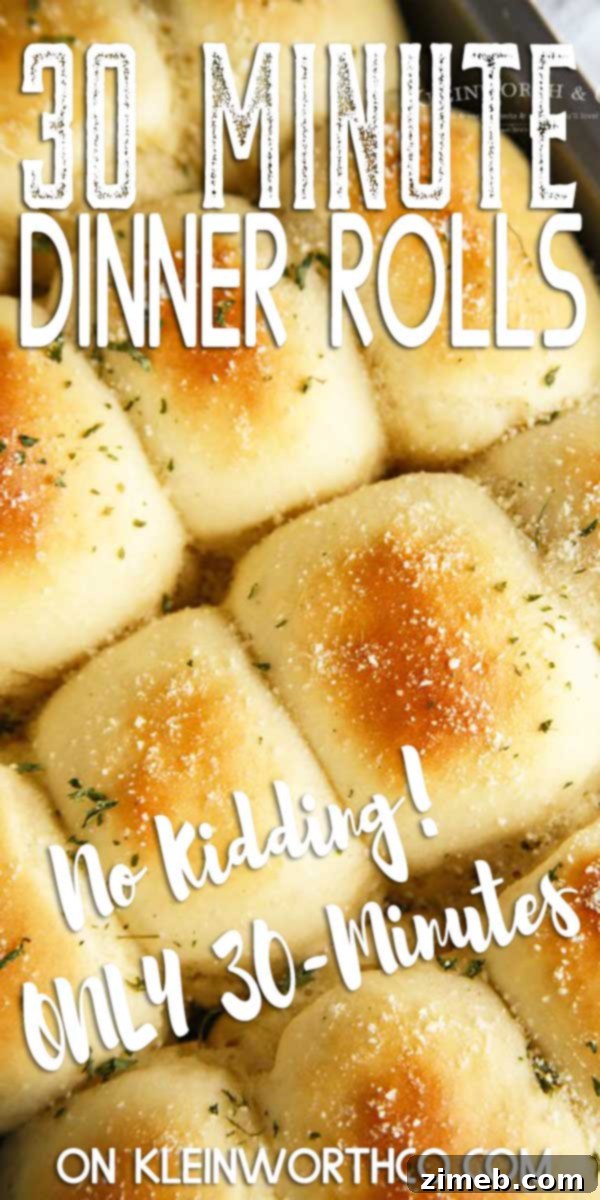 Garlic Parmesan Dinner Rolls in 30 Minutes 16 A festive spread featuring 30-Minute Garlic Parmesan Dinner Rolls amongst other holiday dishes.