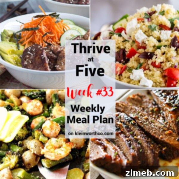 Thrive at Five Weekly Meal Plan Week 33 3 Thrive at Five Meal Plan Week 33: Homemade Fudgesicles