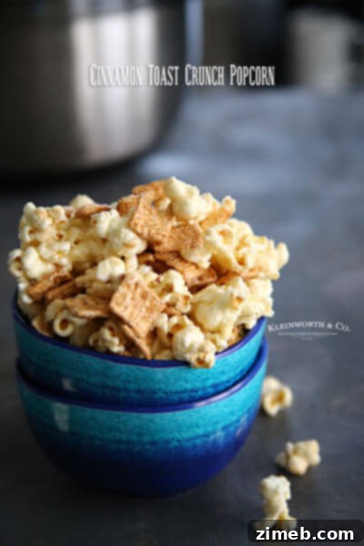 Honey Taffy's Peanut Butter Heart 7 Cinnamon Toast Crunch Popcorn
