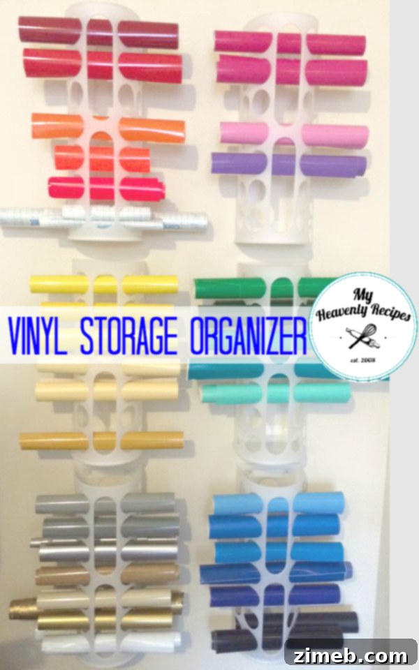 Smart Vinyl Storage Solutions from My Heavenly Recipes