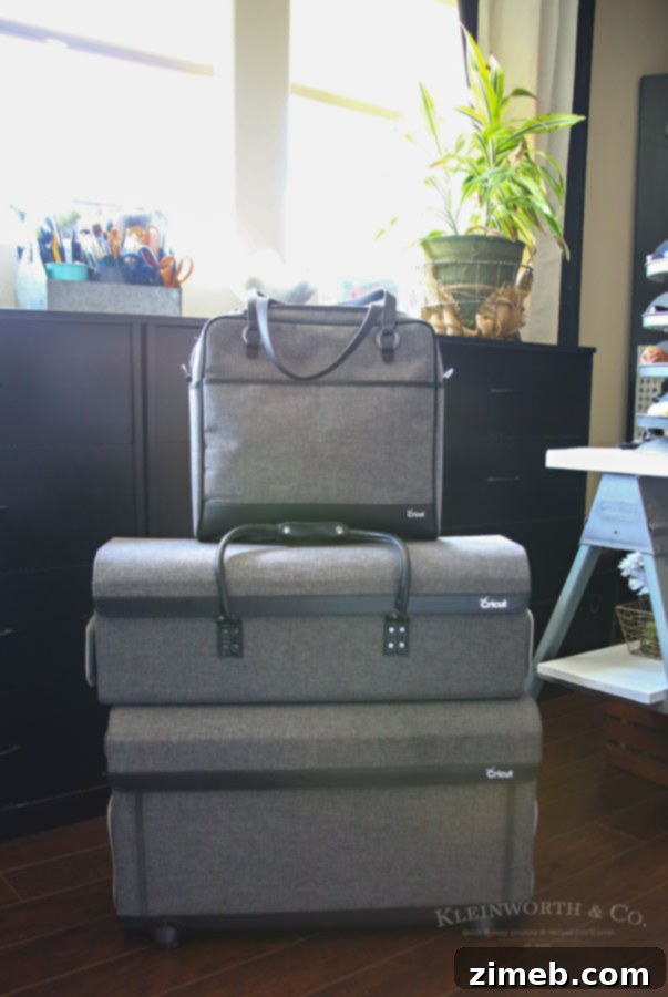 Stylish and Functional Cricut Storage Bag Set