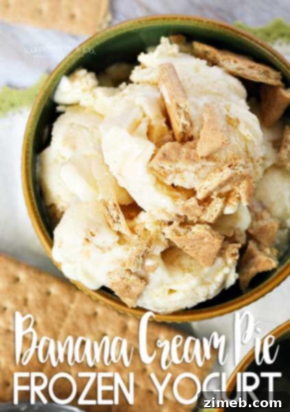 Decadent Pineapple Whip Pops 11 Banana Cream Pie Frozen Yogurt - A healthy and creamy dessert